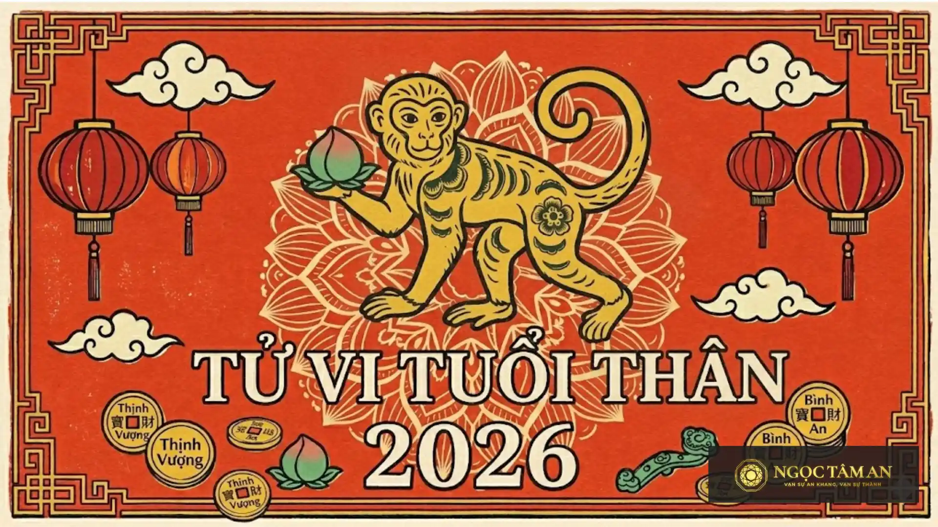 Tử vi tuổi Thân 2026 vận trình năm Bính Ngọ và cách hóa giải