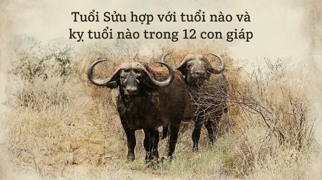 Tuổi Sửu hợp với tuổi nào và kỵ tuổi nào trong 12 con giáp