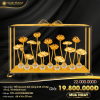 Hồ hoa sen dát vàng 24K (18 nhánh hoa)