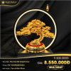 Chậu hoa mai dát vàng bonsai