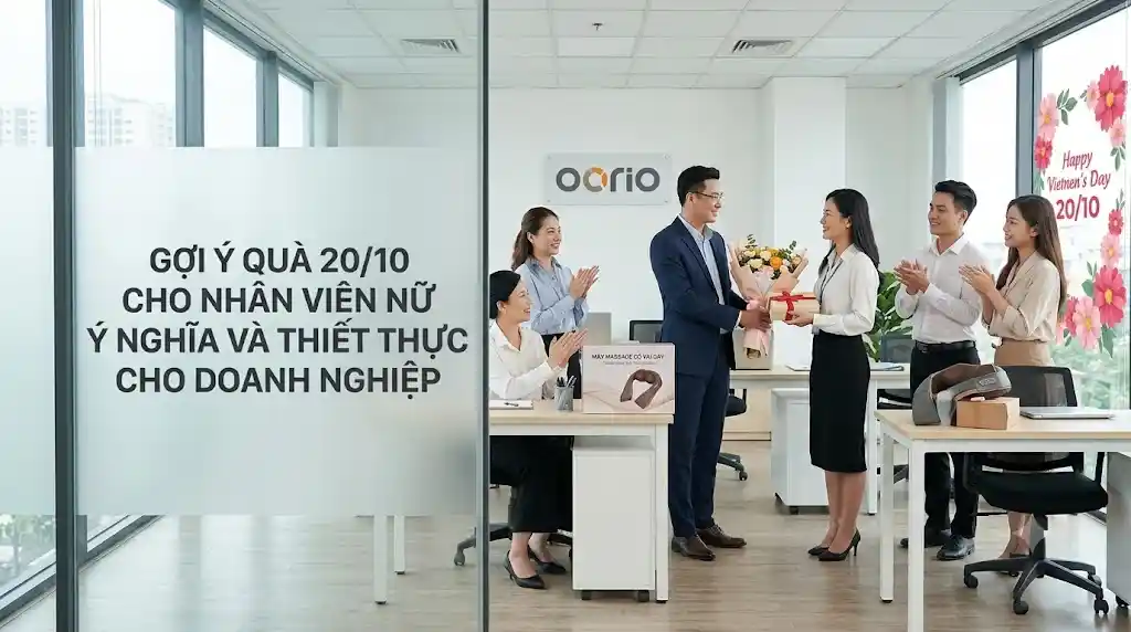 Gợi ý quà 20/10 cho nhân viên nữ ý nghĩa và thiết thực cho doanh nghiệp