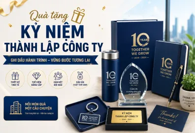 quà tặng kỷ niệm thành lập công ty
