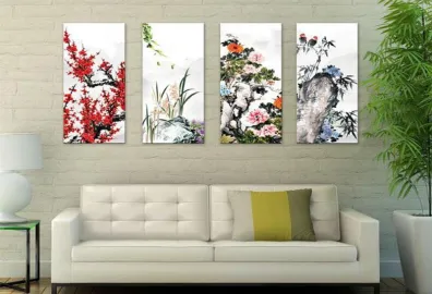 Hướng dẫn treo tranh phòng khách dựa theo bản mệnh