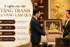 Ý nghĩa của việc tặng tranh mạ vàng làm quà tặng