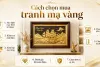 Cách chọn mua tranh mạ vàng
