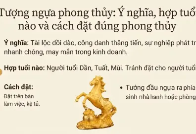 Tượng ngựa phong thủy