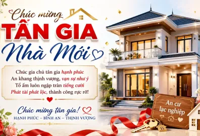 Lời chúc tân gia nhà mới