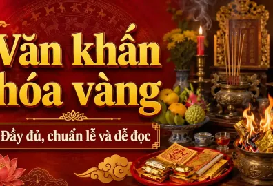 Văn khấn lễ hóa vàng