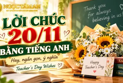 Lời chúc 20/11 hay và ý nghĩa